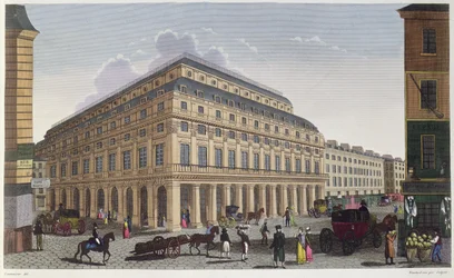 Das französische Theater (Comédie Française) ca. 1815-20 (Farbstich)